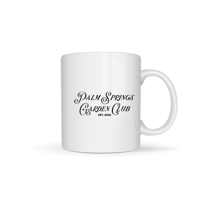 Palm Springs Garden Club Ceramic Mug - ☀️ Sip. Soak. Bloom.